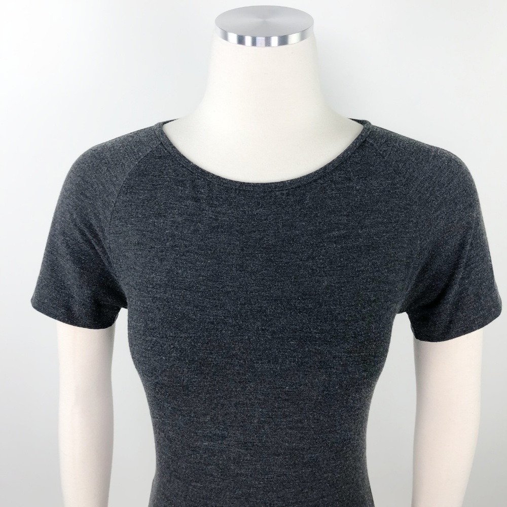 MaxMara Grey Fitted Short Sleeve Knits Shirt Top M - Picture 4 of 8